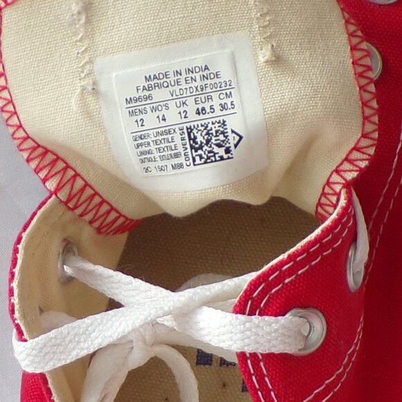 Converse Chuck Taylor All Star Low-Top Sneaker - Red - Picture 5 of 5